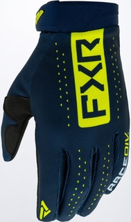 Перчатки FXR Reflex для мотокросса, синий/желтый