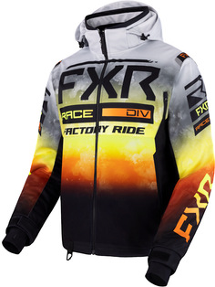 Куртка водонепроницаемая FXR RRX для мотокросса, серый/желтый/черный