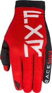 Перчатки FXR Slip-On Air MX Gear для мотокросса, красный/черный/белый