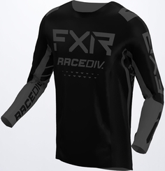 Кофта Джерси FXR Off-Road RaceDiv для мотокросса, черный/серый