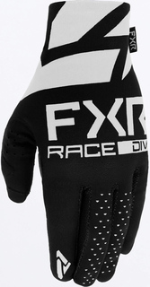 Перчатки молодежные FXR Pro-Fit Lite для мотокросса, черный/белый
