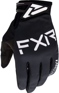 Перчатки FXR Cold Cross Ultra Lite для мотокросса, черный/белый