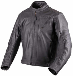 Куртка кожаная GMS Panther мотоциклетная, черный ГМС