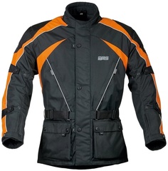 Куртка текстильная GMS Twister мотоциклетная, черный/оранжевый ГМС