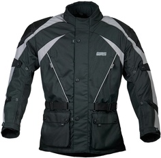 Куртка текстильная GMS Twister мотоциклетная, черный/серый ГМС