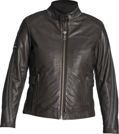 Куртка кожаная Helstons Dixie мотоциклетная, коричневый