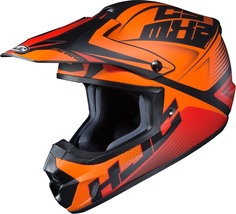 Шлем HJC CS-MX II Ellusion для мотокросса, оранжевый/черный