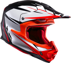 Шлем HJC FX-Cross Axis MX, черный/белый/красный