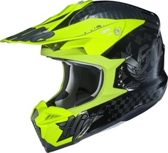 Шлем HJC i50 Artax для мотокросса, черный/желтый