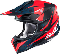 Шлем HJC i50 Tona для мотокросса, черный/красный