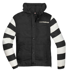 Куртка текстильная HolyFreedom Prison Taslan, черный/белый
