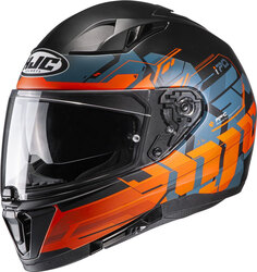 Шлем HJC i70 Alligon, черный/оранжевый