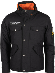 Куртка текстильная Helstons Trooper мотоциклетная, черный