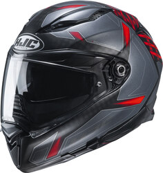 Шлем HJC F70 Dever, серый/красный