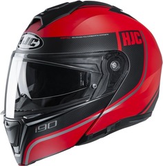 Шлем HJC i90 Davan, красный/черный