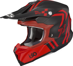 Шлем HJC i50 Hex для мотокросса, черный/красный