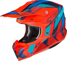Шлем HJC i50 Vanish для мотокросса, оранжевый/синий