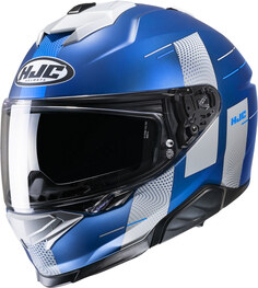 Шлем HJC i71 Peka, серый/синий