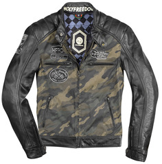 HolyFreedom Zero Camo мотоциклетная кожаная/текстильная куртка,