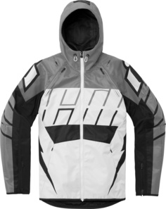 Куртка Icon Airform Retro текстильная, белый/серый