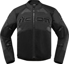 Icon Contra2 Текстильная куртка мотоцикла, черный