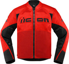 Куртка текстильная Icon Contra2 мотоциклетная, красный
