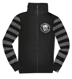 Куртка текстильная HolyFreedom Skull с капюшоном, черный/серый
