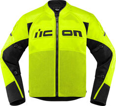 Куртка текстильная Icon Contra2 мотоциклетная, желтый