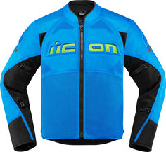 Icon Contra2 Текстильная куртка мотоцикла, светло-синий