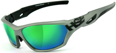 Очки HSE SportEyes 2093 солнцезащитные, серый/зеленый