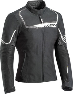 Куртка Ixon Challenge для женщин для мотоцикла Текстильная, черно-белая