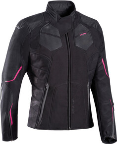 Куртка Ixon Cell для женщин для мотоцикла текстильная, черно-фуксия