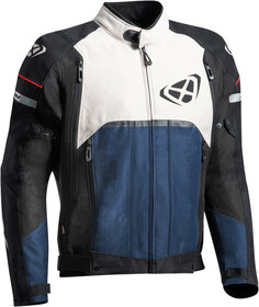 Куртка текстильная Ixon Allroad мотоциклетная, черный/белый/синий