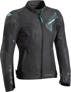 Куртка Ixon Luthor для женщин для мотоцикла Текстильная, черно-голубой