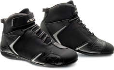 Обувь Ixon Gambler WP для женщин для мотоцикла, черно-серебристая