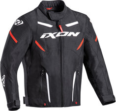 Куртка Ixon Striker Kinder для мотоцикла Текстильная, черно-бело-красная