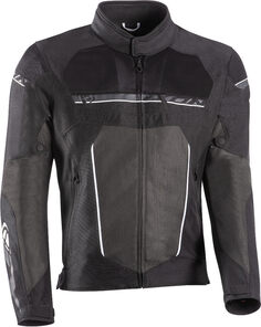 Куртка Ixon T-Rex для мотоцикла Текстильная, черно-бело-серая