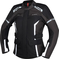 Куртка IXS Evans-ST 2.0 для женщин для мотоцикла Текстильная, черно-серо-белая