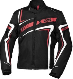 Куртка IXS Sport RS-400-ST 2.0 для мотоцикла Текстильная, черно-красно-белая