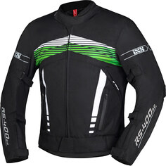 Куртка IXS RS-400-ST 3.0 для мотоцикла Текстильная, черно-бело-зеленая