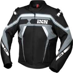 Куртка IXS Sport RS-700-ST для мотоцикла Текстильная, черно-серо-белая