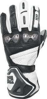 Перчатки IXS X-Sport RS-100 для мотоцикла, черно-белые