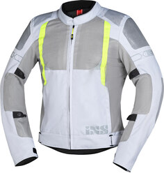 Куртка IXS Trigonis-Air для мотоцикла Текстильная, серо-желтая