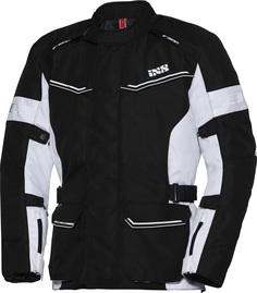 Куртка IXS Tour Evans-ST для женщин для мотоцикла Текстильная, черно-белая