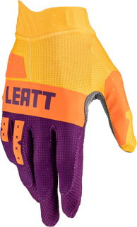 Перчатки Leatt 1.5 GripR Детские для мотокросса, фиолетово-желтые