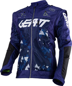 Куртка Leatt 4.5 X-Flow для мотокросса, сине-белая