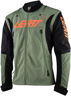 Куртка Leatt 4.5 Lite Водонепроницаемая для мотокросса, черно-зеленая