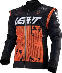 Куртка Leatt 4.5 X-Flow для мотокросса, оранжево-черная