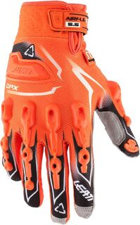 Перчатки Leatt GPX 5.5 Lite, оранжево-черно-белые