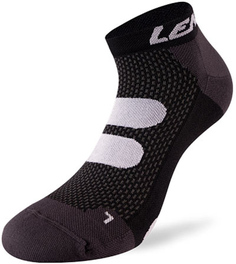 Носки Lenz 5.0 Short Компрессионные, черно-серые